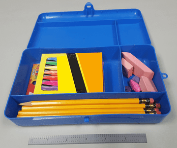 Molded pencil case